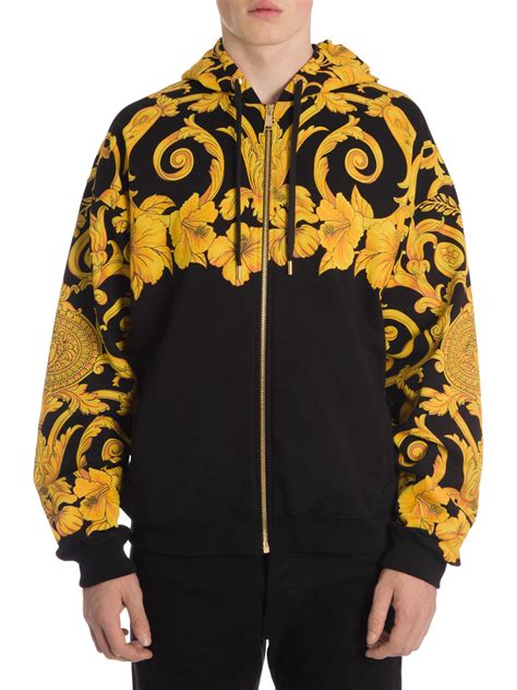 cheap versace jogger suit with hoodie|versace sweaters for men.